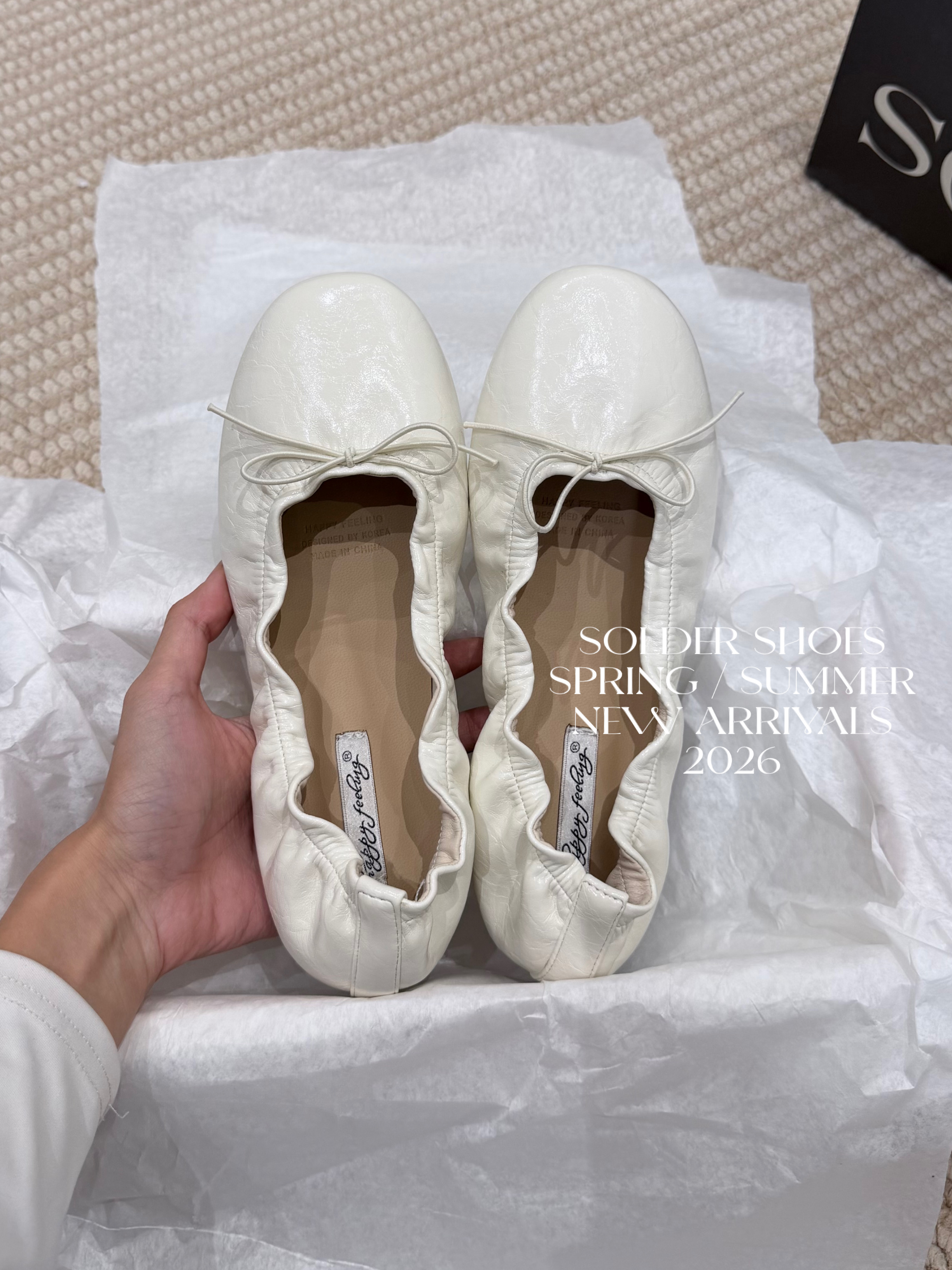 GIÀY BÚP BÊ HAPPY FEELING 5209-1 / TRẮNG
