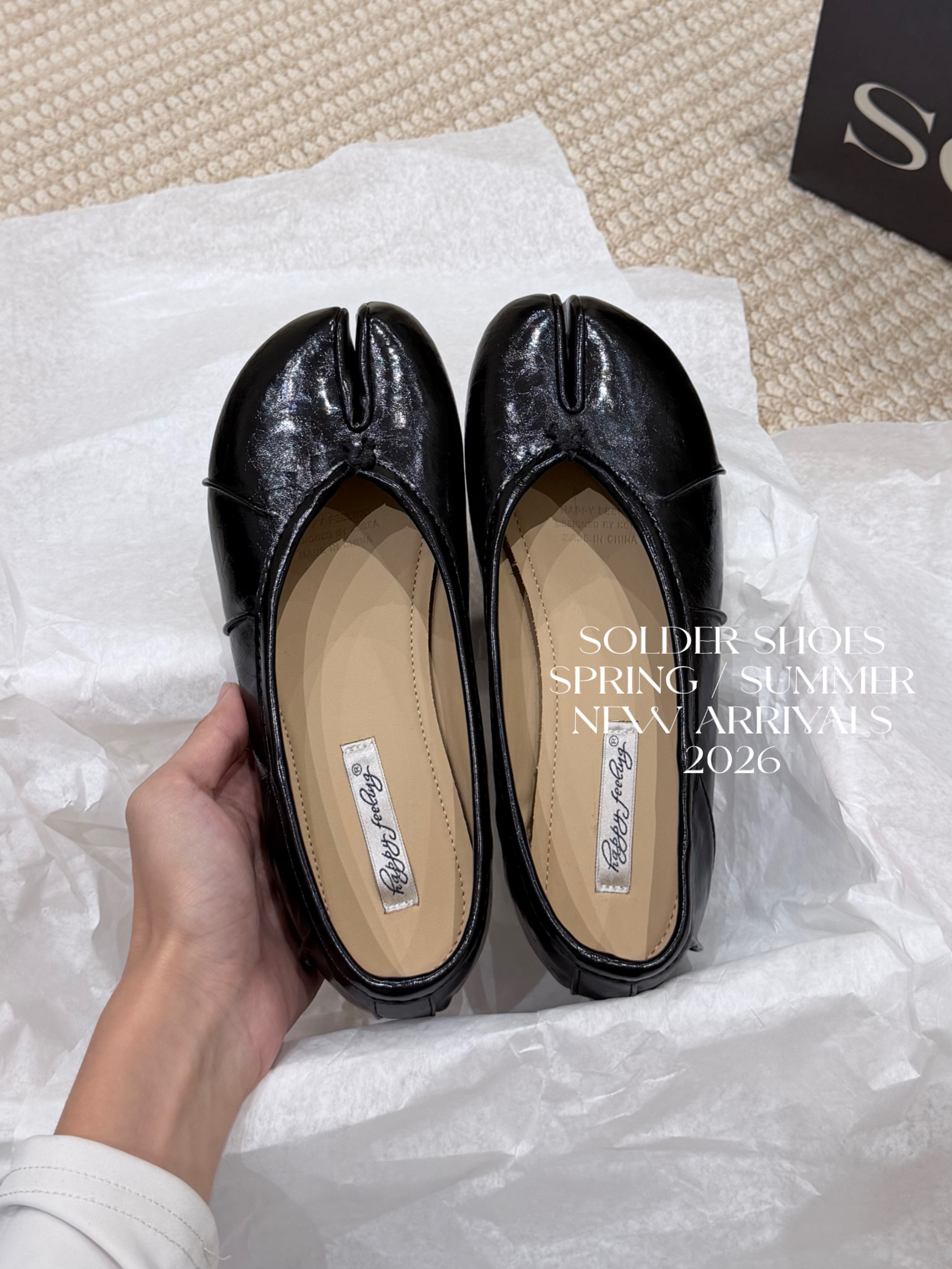 GIÀY BÚP BÊ HAPPY FEELING 6072-333 / ĐEN