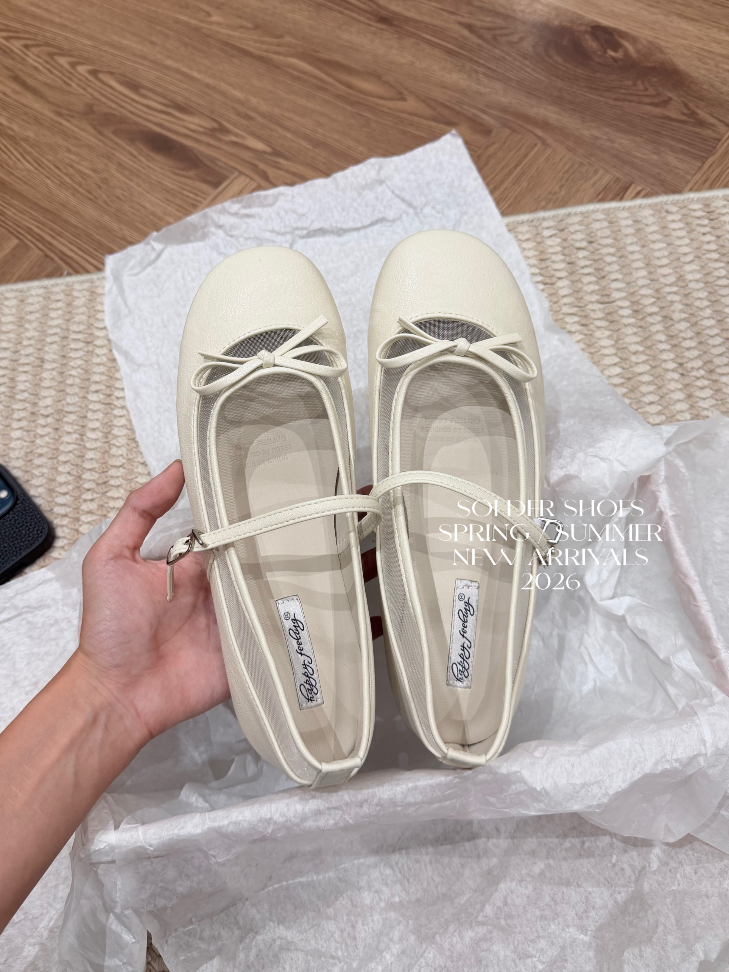 GIÀY BÚP BÊ HAPPY FEELING 927-4 / KEM