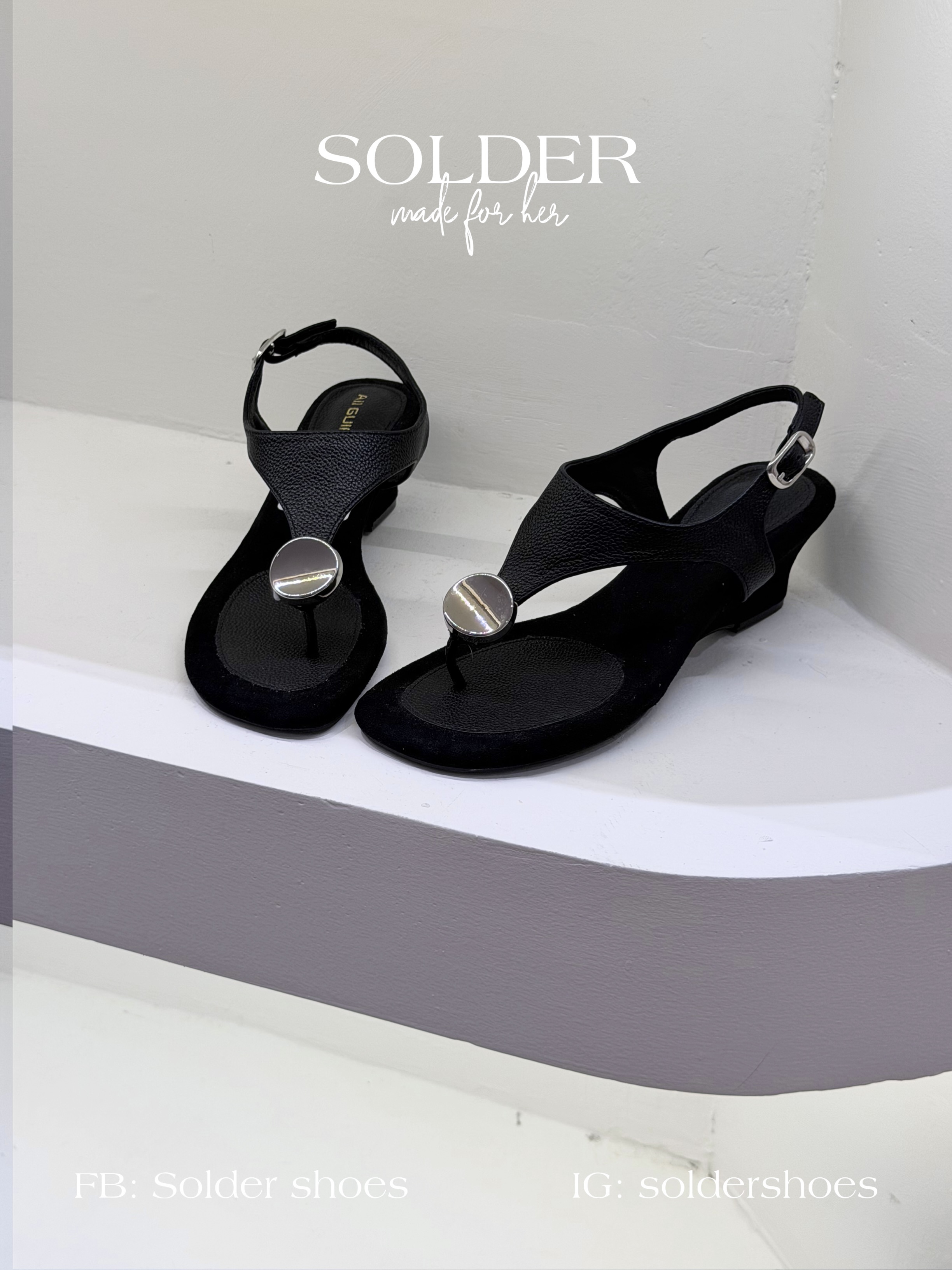 SANDAL ALL GUIFEI 1818-2 / ĐEN