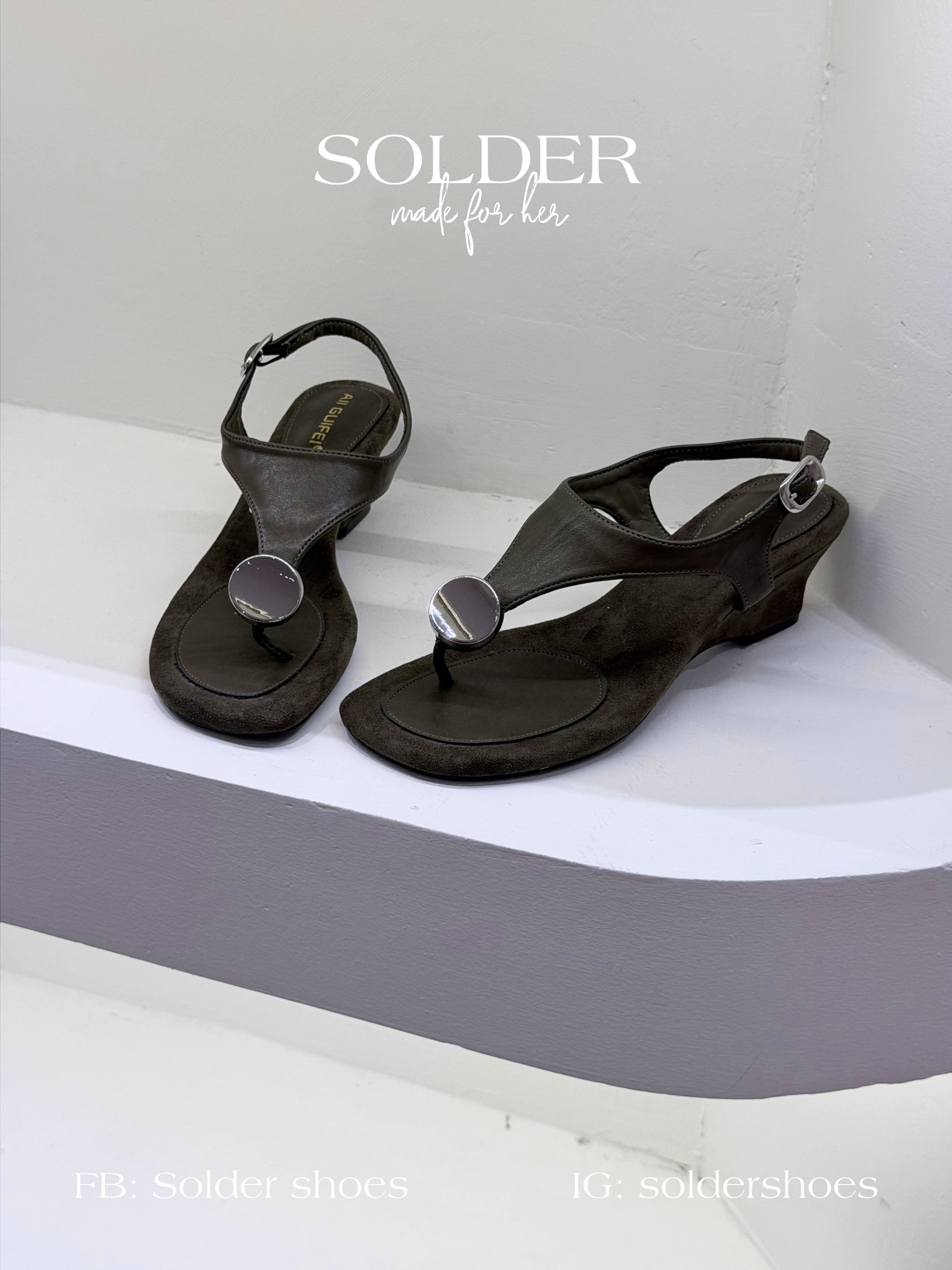 SANDAL ALL GUIFEI 1818-2 / RÊU