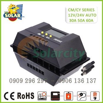 CONTROLLER SOLAR CHARGE PWM6048B-48V/60A LCD