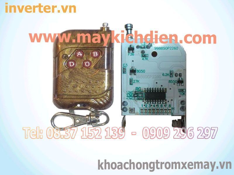 REMOTE ĐIỀU KHIỂN TỪ XA 4 THIẾT BỊ 50M