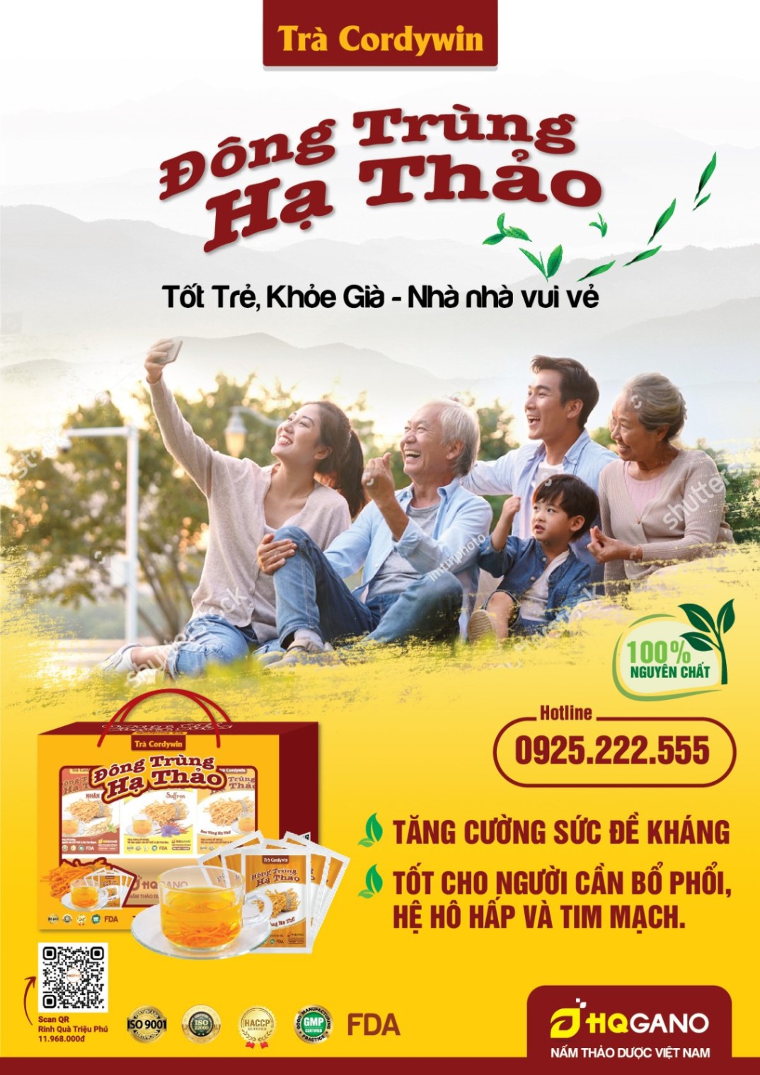 Sâm Trà Đông Trùng Hạ Thảo Cordywin : Nhuận Sắc_Tráng Dương_Trường Thọ