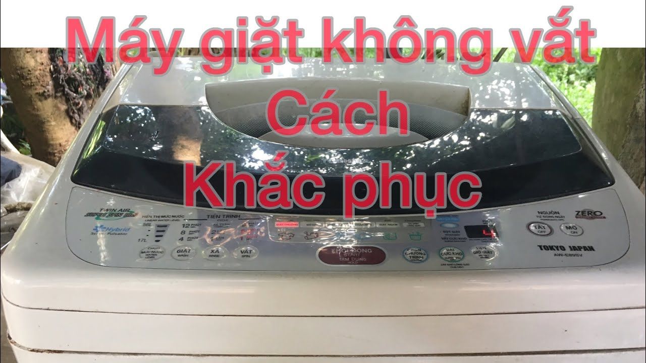 Cách khắc phục máy giặt samsung không vắt được như thế nào?