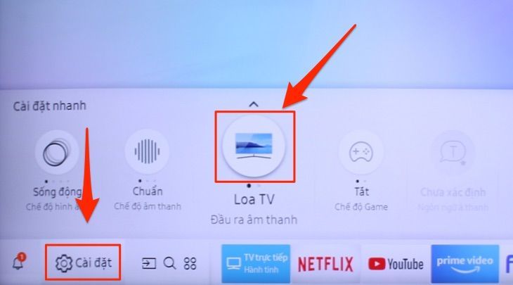 Hướng dẫn cách kết nối tivi Samsung có Bluetooth