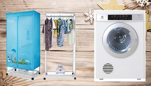 Dùng tủ sấy hoặc máy sấy quần áo không lo tốn điện