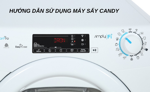 Hướng dẫn sử dụng máy sấy Candy