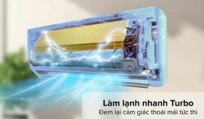 Tính năng làm lạnh nhanh Turbo Cooling của điều hòa TCL