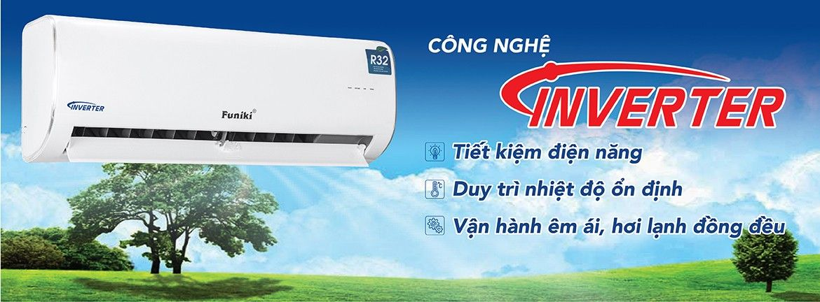 Máy lạnh tiết kiệm điện giá rẻ - Điều Hòa Funiki 24000BTU 2 Chiều Inverter HIH24TMU