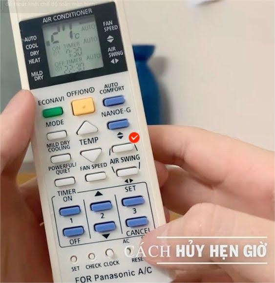 Chỉnh cánh quạt điều hòa Panasonic