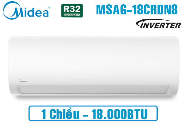 Điều hòa Midea Invereter 18000 BTU 1 Chiều MSAGII-18CRDN8