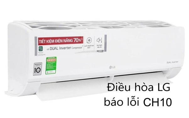 Điều hòa LG báo lỗi CH 10