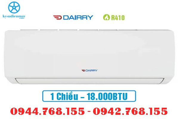 ĐIỀU HÒA DAIRRY 18000BTU 1 CHIỀU DR18-KC