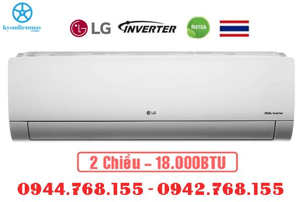 Điều hòa 2 chiều inverter LG B18END 18.000BTU