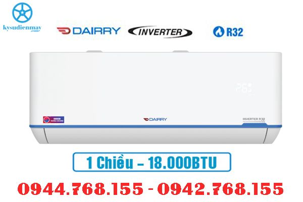 ĐIỀU HÒA DAIRRY INVERTER 18000BTU 1 CHIỀU I-DR18KC