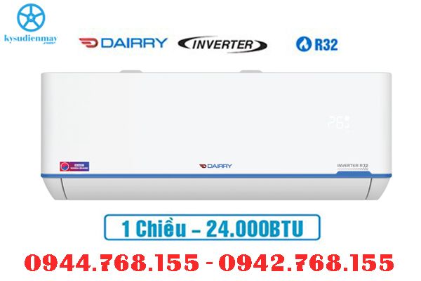 ĐIỀU HÒA DAIRRY INVERTER 24000BTU 1 CHIỀU I-DR24KC