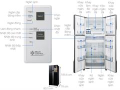 Tủ lạnh 4 cánh Inverter Panasonic NR-DZ600GKVN 550 Lít