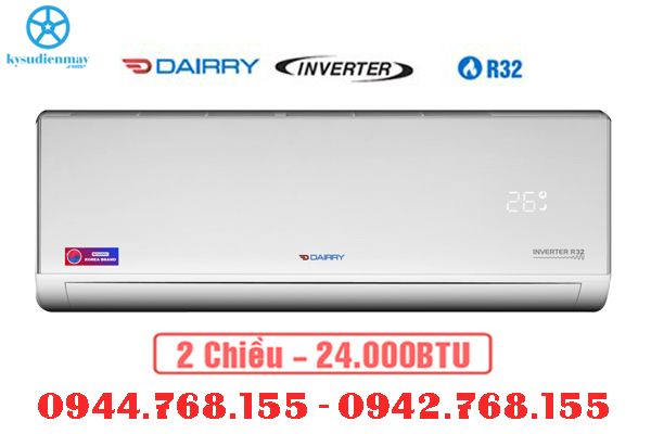 Điều hòa Dairry i-DR24-KH 24000btu 2 chiều inverter R32