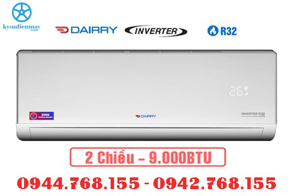 Điều hòa Dairry i-DR09-KH 09000btu 2 chiều inverter R32