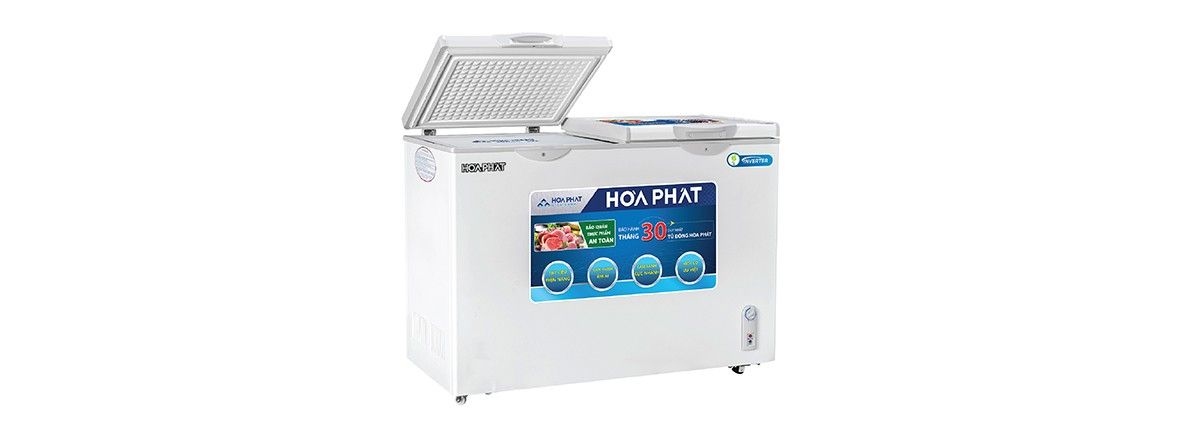 Tủ đông Funiki Hòa Phát 240 lít 2 ngăn Inverter HCFI 606S2Đ2