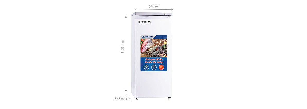 Tủ đông đứng Funiki Hòa Phát 150 lít HUF 350SR1