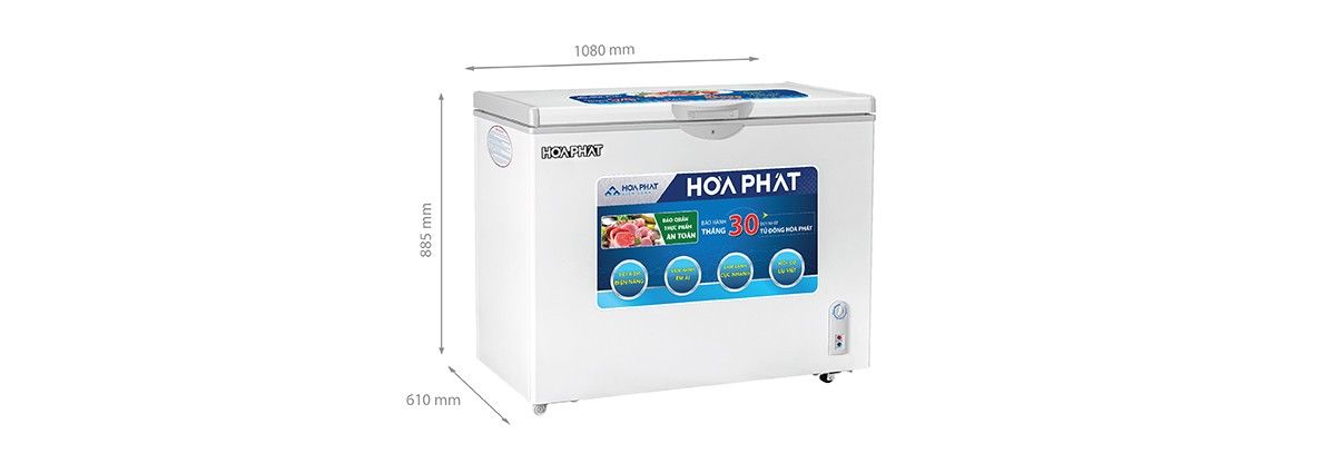 Tủ đông Funiki Hòa Phát 252 lít 1 ngăn HCF 516S1N1