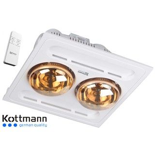 Đèn sưởi nhà tắm âm trần Kottmann K9-R - 2 bóng