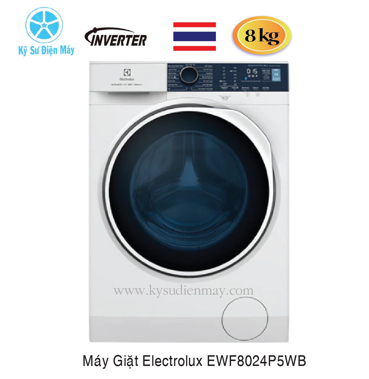 Máy giặt Electrolux EWF8024P5WB 8kg inverter