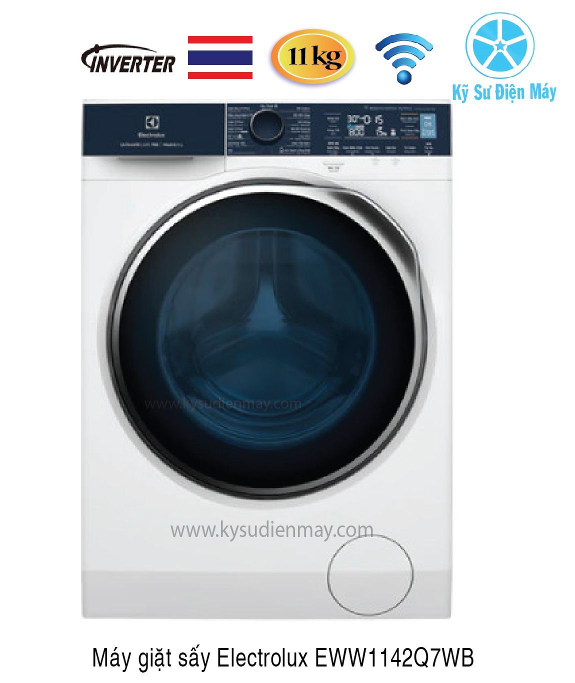 Máy giặt Sấy Electrolux EWW1142Q7WB