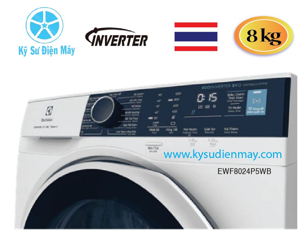 Máy giặt Electrolux EWF8024P5WB 8kg inverter