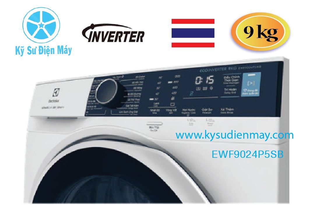 Máy giặt Electrolux EWF9024P5WB 9kg inverter