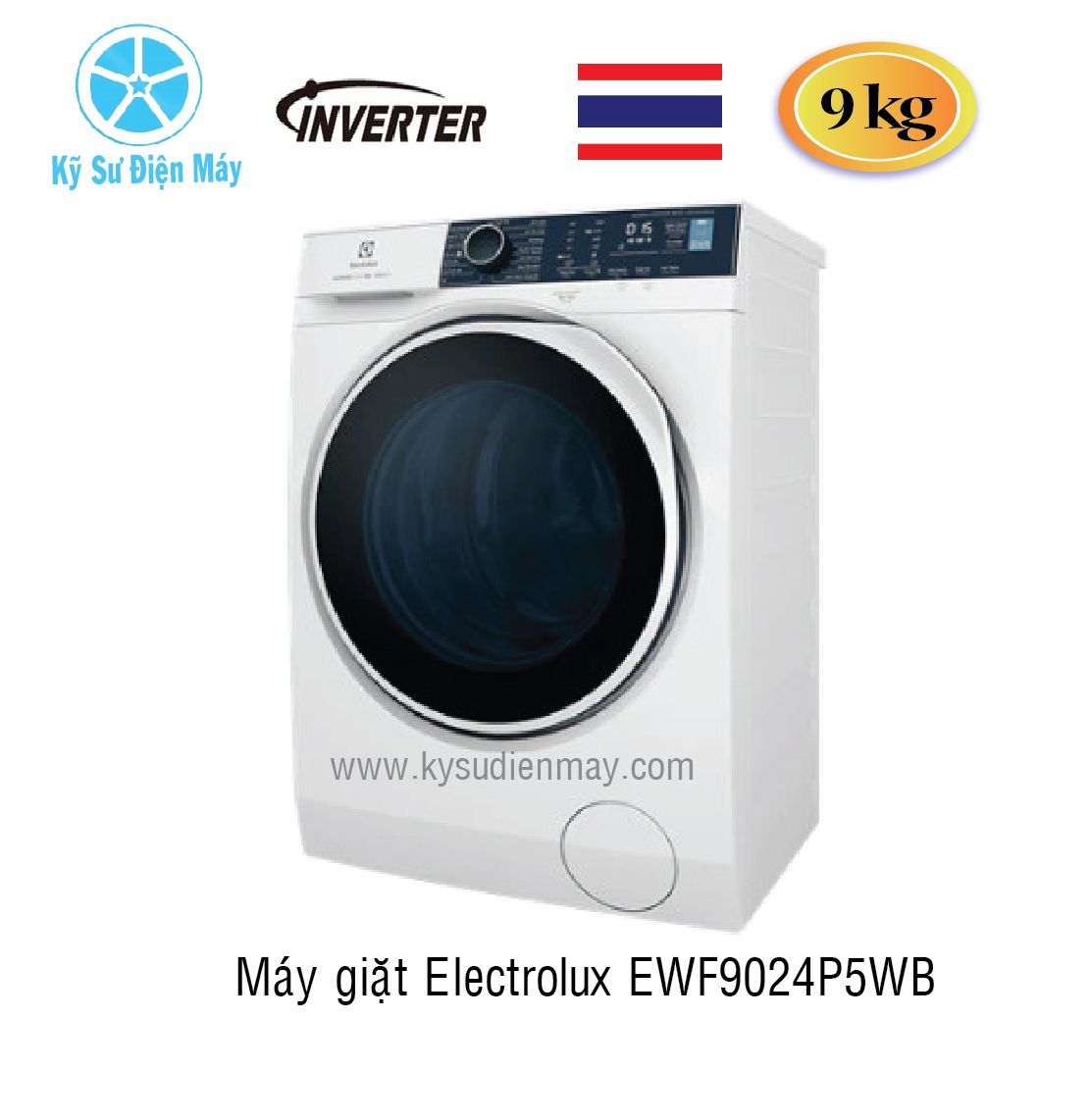 Máy giặt Electrolux EWF9024P5WB 9kg inverter