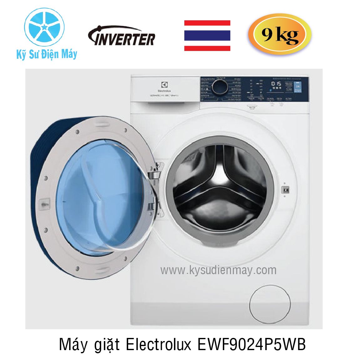 Máy giặt Electrolux EWF9024P5WB 9kg inverter