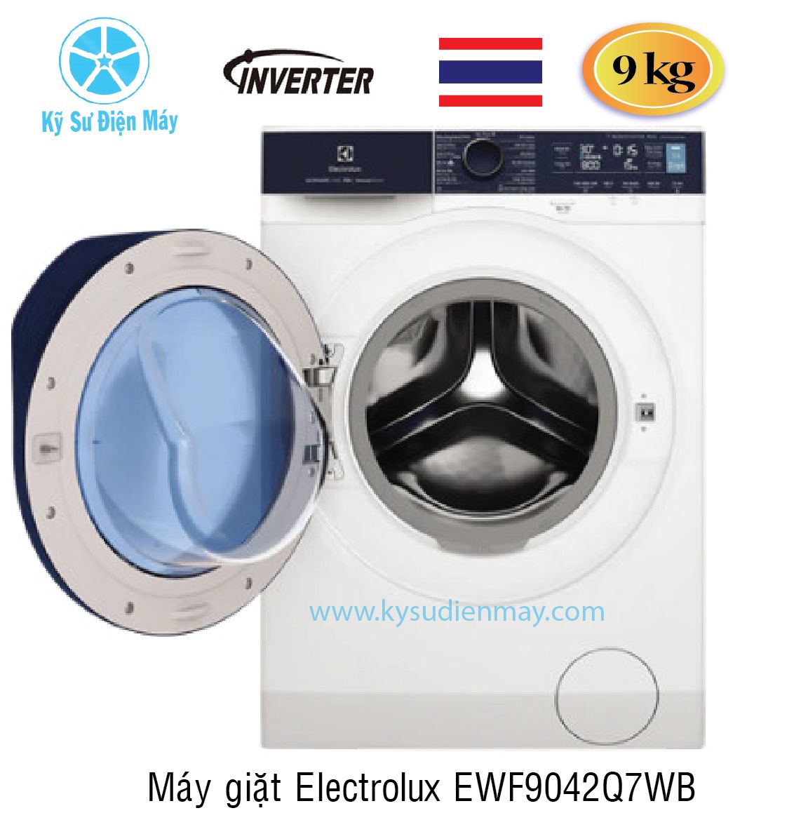 Máy giặt Electrolux EWF9042Q7WB 9kg inverter