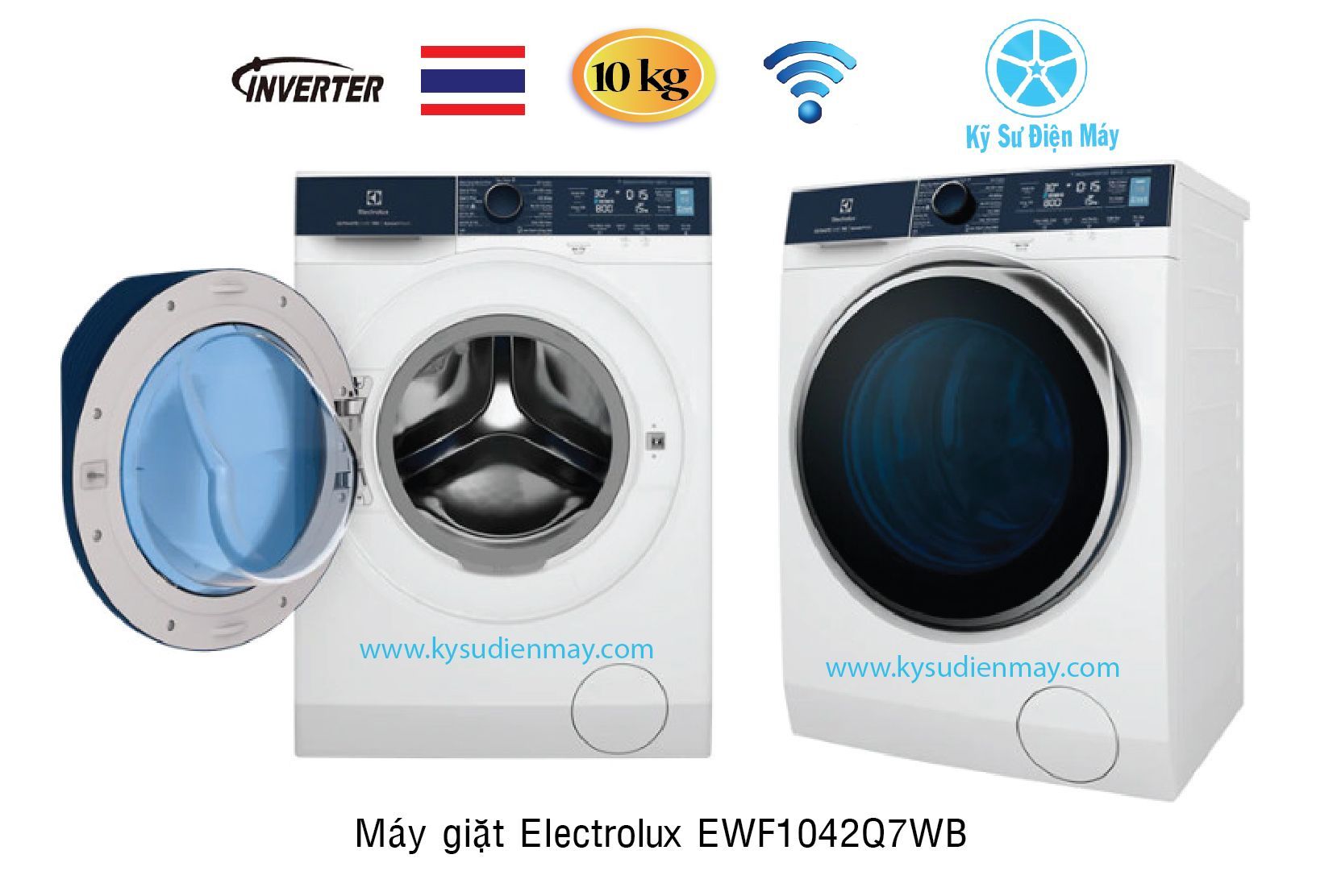 Máy giặt Electrolux EWF1042Q7WB 10kg inverter