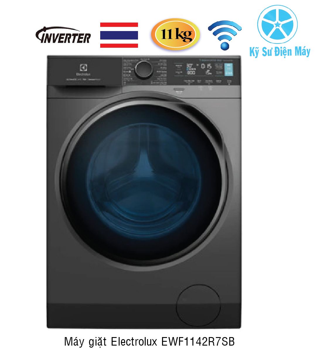 Máy giặt Electrolux EWF1142R7SB 11kg inverter