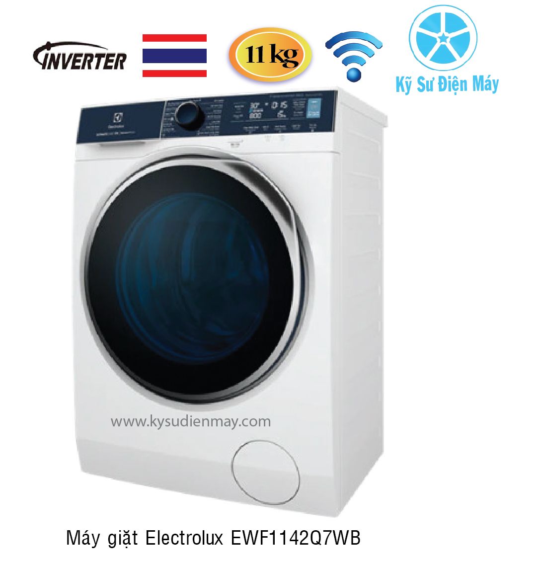 Máy giặt Electrolux EWF1142Q7WB 11kg inverter