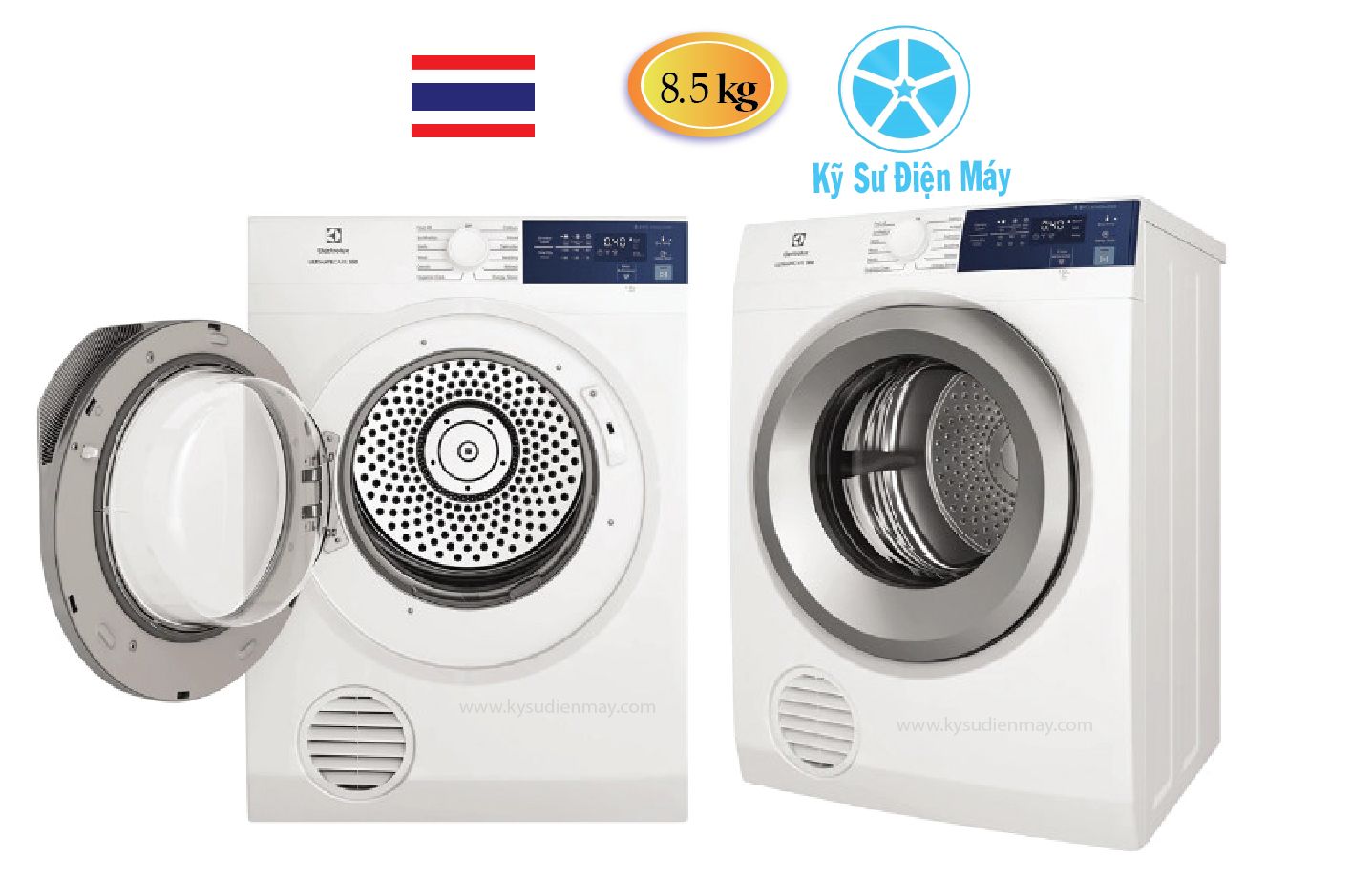 Máy sấy quần áo Electrolux EDV854J3WB