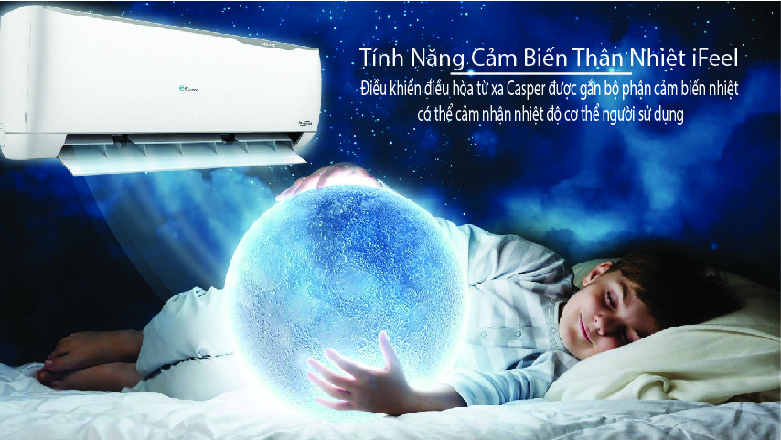 Điều hoà Casper 12.000BTU 1 chiều inverter MC-12IS33