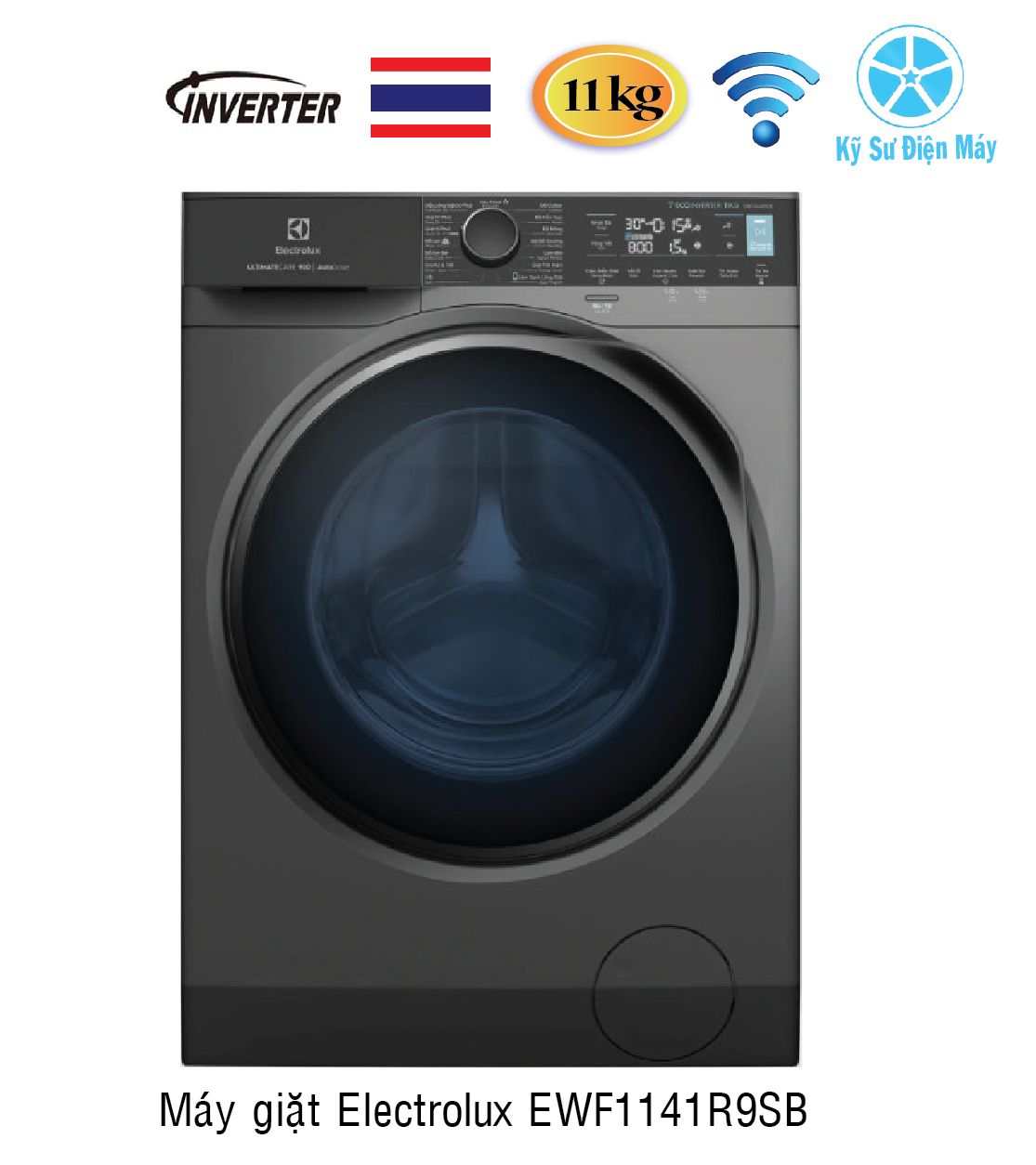 Máy giặt Electrolux EWF1141R9SB 11kg inverter