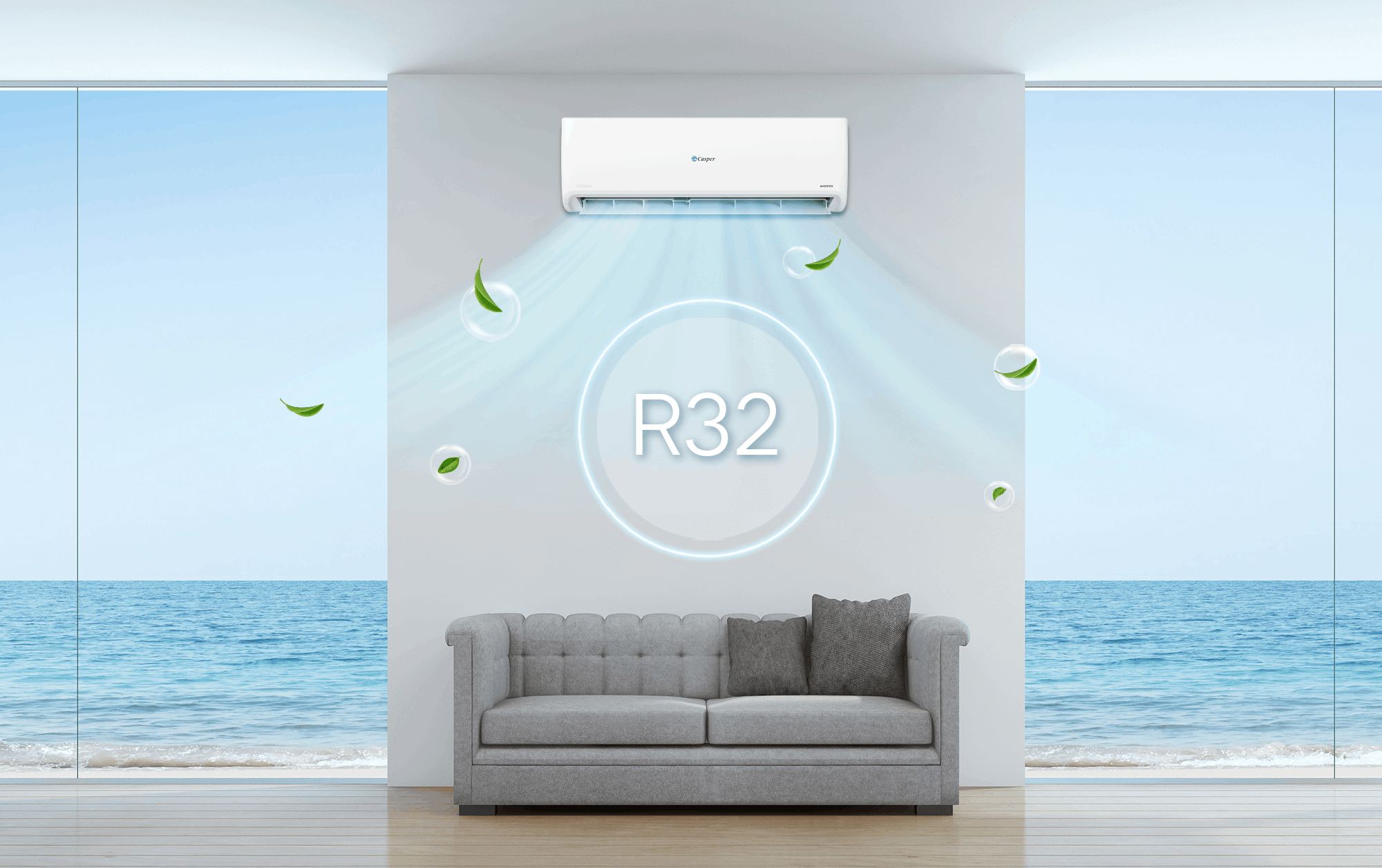 Điều hòa Casper  9.000BTU  LC-09FS33