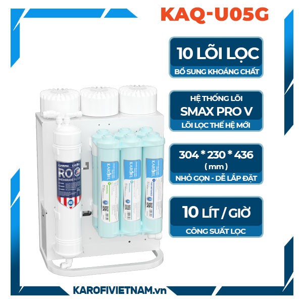 Máy lọc nước Karofi KAQ-U05