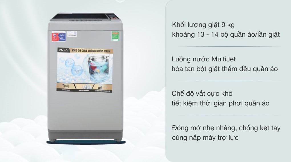 Máy giặt Aqua 9 Kg AQW-S90CT H2