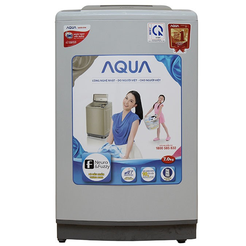 Máy giặt cửa trên AQUA AQW-S72CT (7.2 kg)