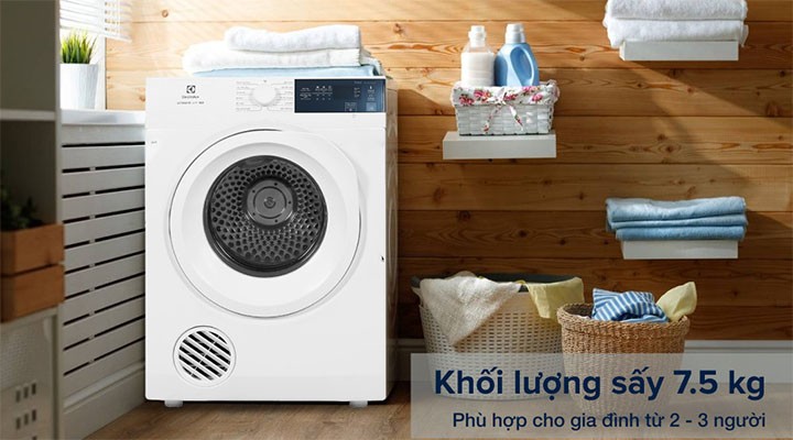 Máy sấy quần áo Electrolux EDV754H3WB