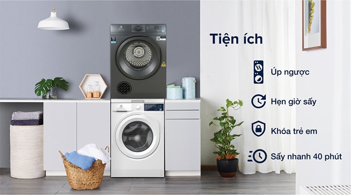 Máy sấy quần áo Electrolux EDV854N3SB