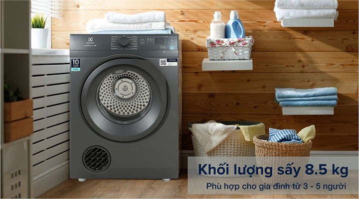 Máy sấy quần áo Electrolux EDS854N3SB