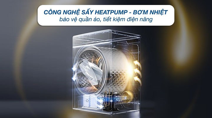 Máy sấy quần áo LG 10.5kg DVHP50P