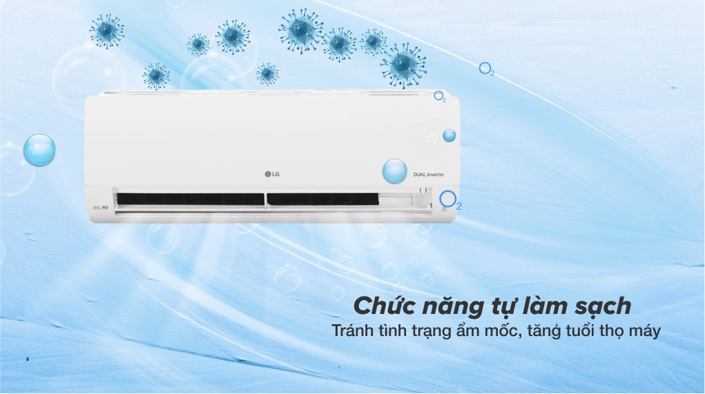 Điều Hòa 2 chiều LG Inverter 18000BTU B18END1